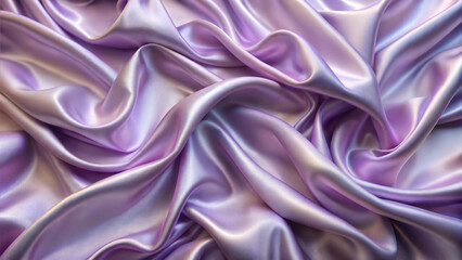 Fototapeta premium Seamless Smooth Satin in Soft Lavender Color Texture, Realistic Patterns, Natural Colors, Soft Lighting, High Resolution