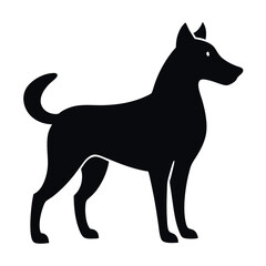  A cute dog vector illustration.