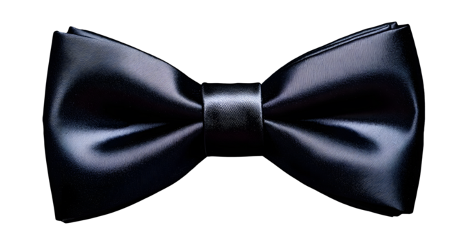 Black bow tie isolated. - Powered by Adobe