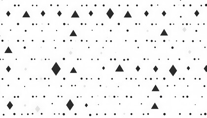 Repeating patterns of small, simple shapes like dots, crosses, or lines, spaced out across a solid background