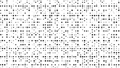 Repeating patterns of small, simple shapes like dots, crosses, or lines, spaced out across a solid background