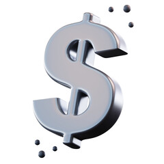 3D Illustration Dollar Sign
