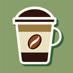  Colorful Coffee Cup Icons for Cafe Branding and Marketing.