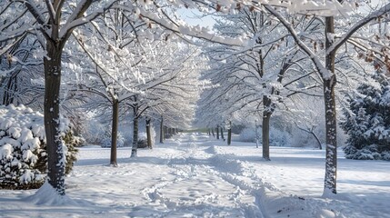 Winter forest wallpaper