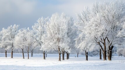 Winter forest wallpaper