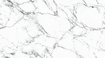 A captivating minimalist close-up of pristine white marble, blending realism with modern freshness through crisp, clean lines for a serene and stylish desktop experience
