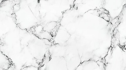 A captivating minimalist close-up of pristine white marble, blending realism with modern freshness through crisp, clean lines for a serene and stylish desktop experience