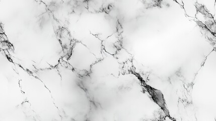 A captivating minimalist close-up of pristine white marble, blending realism with modern freshness through crisp, clean lines for a serene and stylish desktop experience