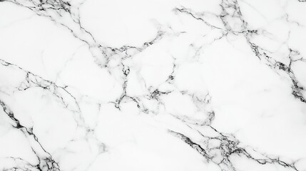 A captivating minimalist close-up of pristine white marble, blending realism with modern freshness through crisp, clean lines for a serene and stylish desktop experience