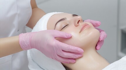 Naklejka premium Luxury Spa Skin Treatment Beauty Care Photography