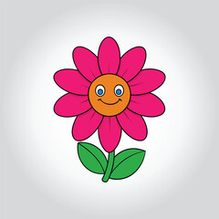 vector flower clipart