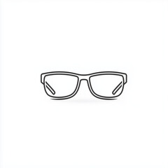 Fototapeta premium Elegance in Shades: Sunglasses Minimalist Line Art