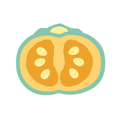 かぼちゃ　イラスト
