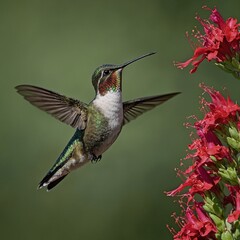 The Ruby-Throated Hummingbird is currently one of the most trending birds in the United States. These tiny, vibrant birds are particularly popular among birdwatchers and nature enthusiasts, especially