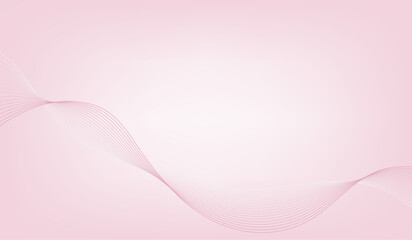 Pink abstract background with pink wave, digital background, post card, wallpaper, poster.