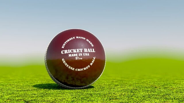 Zoom In Animation Of A Cricket Ball Traditional Recreational Summer Game Cricket Is A Team Sport For Two Teams Of Eleven Players Each A Formal Game Of Cricket Can Last Anything From An Afternoon To Se