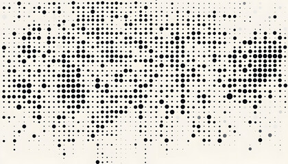 Repeating patterns of small, simple shapes like dots, crosses, or lines, spaced out across a solid background