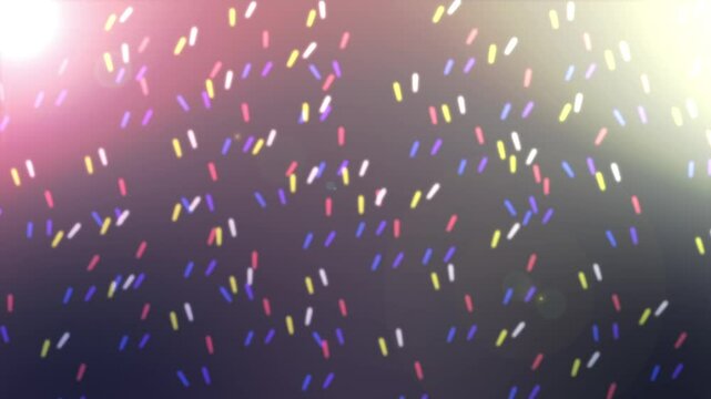 ライブ観客席　サイリウム　カラフル