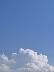 blue sky with clouds