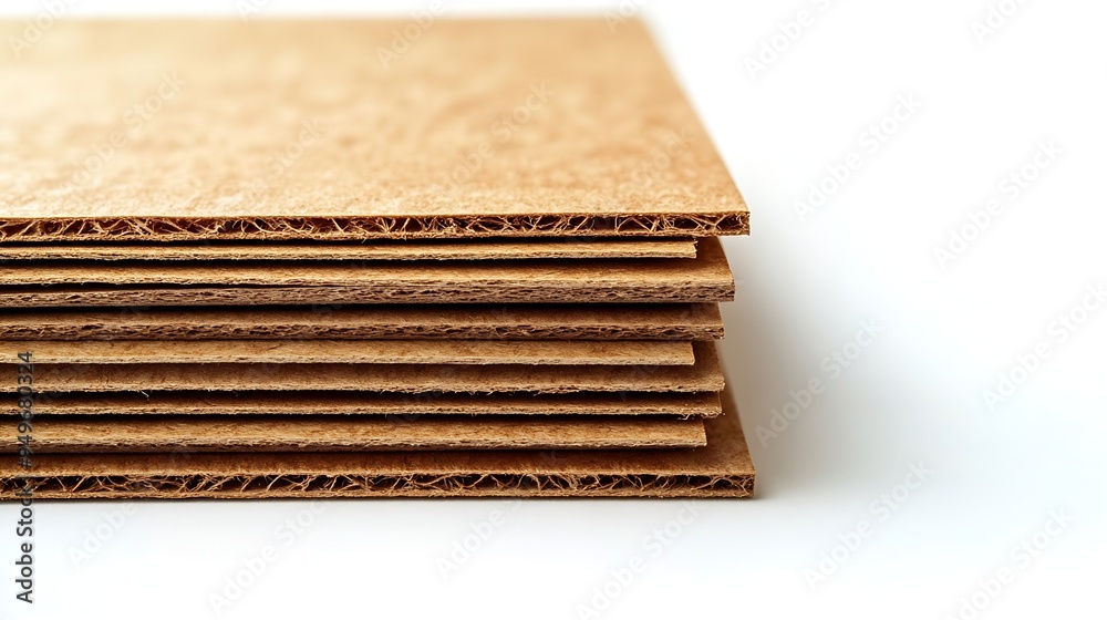 Poster placard cardboard isolated on white background : generative ai