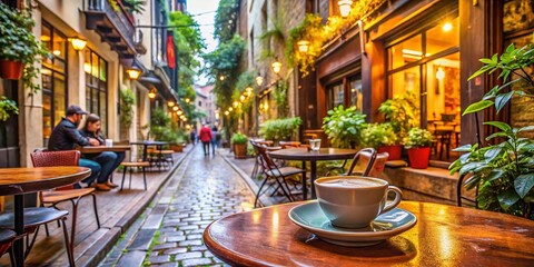 cozy afternoon coffee escapes in trendy district alleys
