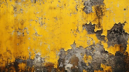 Abstract yellow background with texture Grunge textures and backgrounds Perfect background with space Vintage Retro Aged Dirt Grain : Generative AI