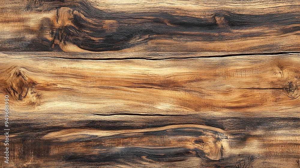 Aufkleber Real natural wood texture and surface background ceramic marble tiles high resolution design wood floor vintage texture wood panel pattern with beautiful abstract : Generative AI