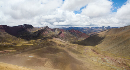 Rainbow mountain in Cusco, Peru