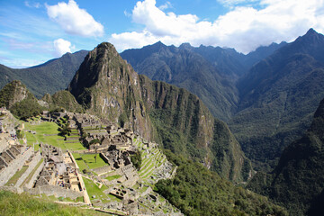 Machu Picchu near Cusco in Peru