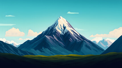 Fototapeta premium Mountain Peak.