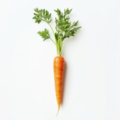 Carrot on a white background