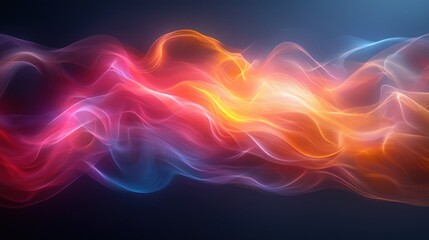 Fototapeta premium Abstract Vibrant Light Waves