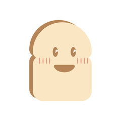 Fototapeta premium Cute Bread Illustration