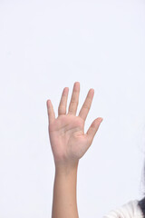 Young Asian Woman Poses and Expressions