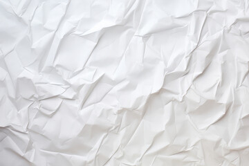 Obraz premium Processed collage of crumpled white paper sheet texture. Background for banner, backdrop or texture