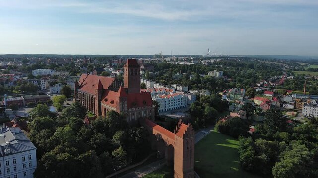 Historic castle in Kwidzyn, Poland.