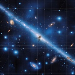 The Cosmic Atlas Mapping the Universe Through Celestial Grids