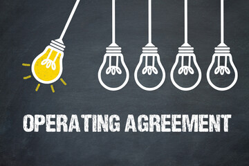 Fototapeta premium Operating Agreement 