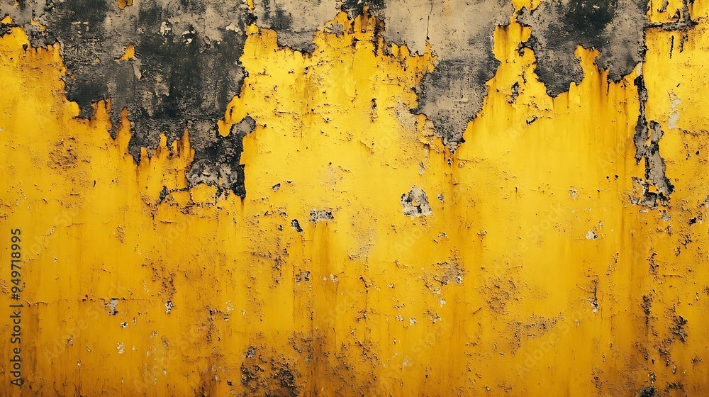 Poster abstract yellow background with texture grunge textures and backgrounds perfect background with spac