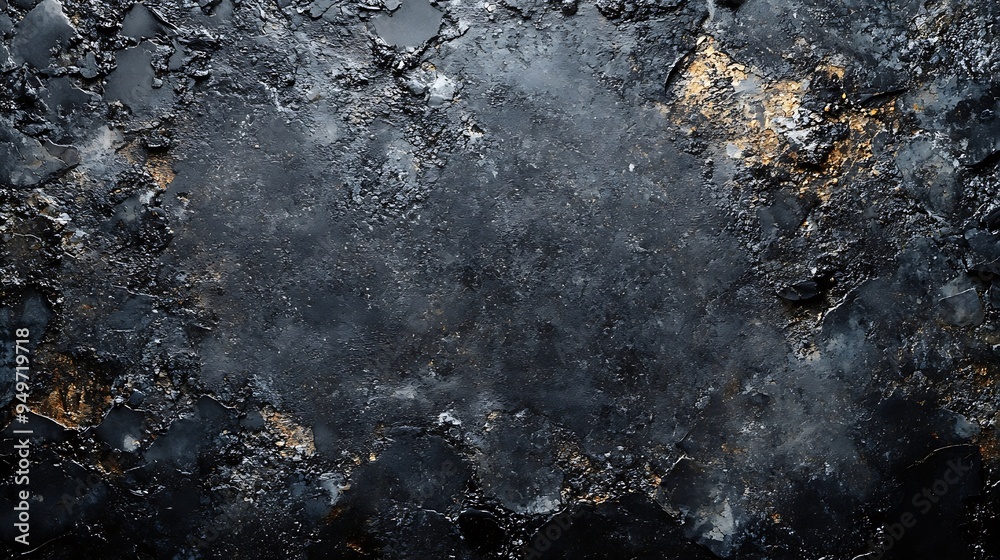 Aufkleber texture of black polished concrete background dark old wallpaper with cement texture nature wall con