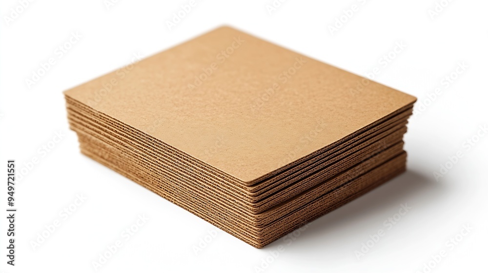 Poster placard cardboard isolated on white background : generative ai
