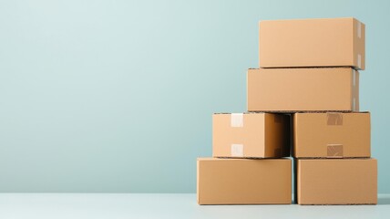 Corrugated box with branding for e-commerce packaging, E-commerce packaging, Branded shipping solutions