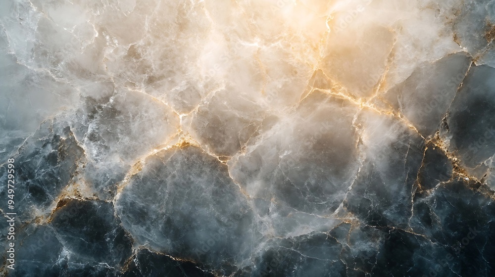 Aufkleber Italian marble texture background with high resolution Terrazzo polished quartz surface floor tiles natural rustic matt granite marbel stone for ceramic digital wall tiles Emperador pr : Generative AI