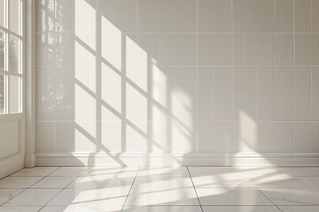 white glossy ceramic tiles with subtle texture


