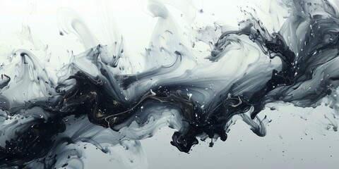 Abstract Art, Paint Splatter Texture, Modern Wall Decor