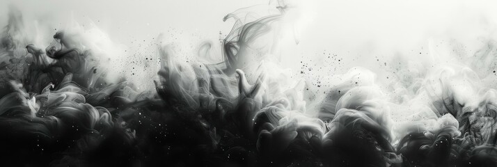 Abstract Art with Texture and Color Contrast