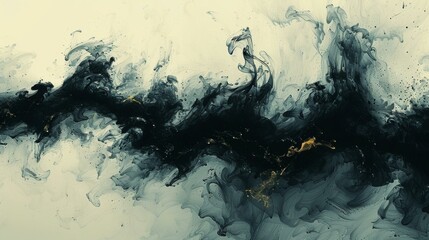 Abstract Expressionist Artwork | Horse Racing Motif