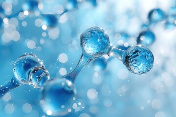 Abstract Water Molecule