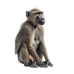 Obraz premium A Close-Up View of a Baboon