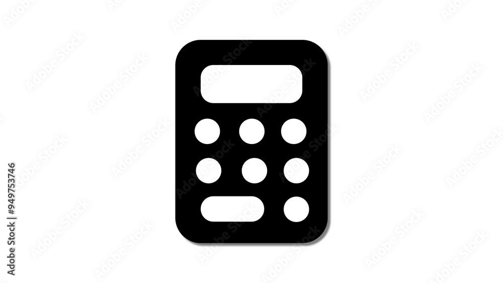 Poster creative calculator animations for enhancing digital calculations and user interaction in modern des